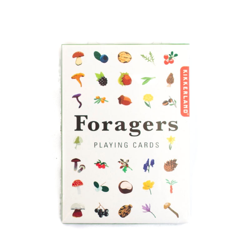 Kikkerland, Playing Cards, Gifts, Foragers, 329377